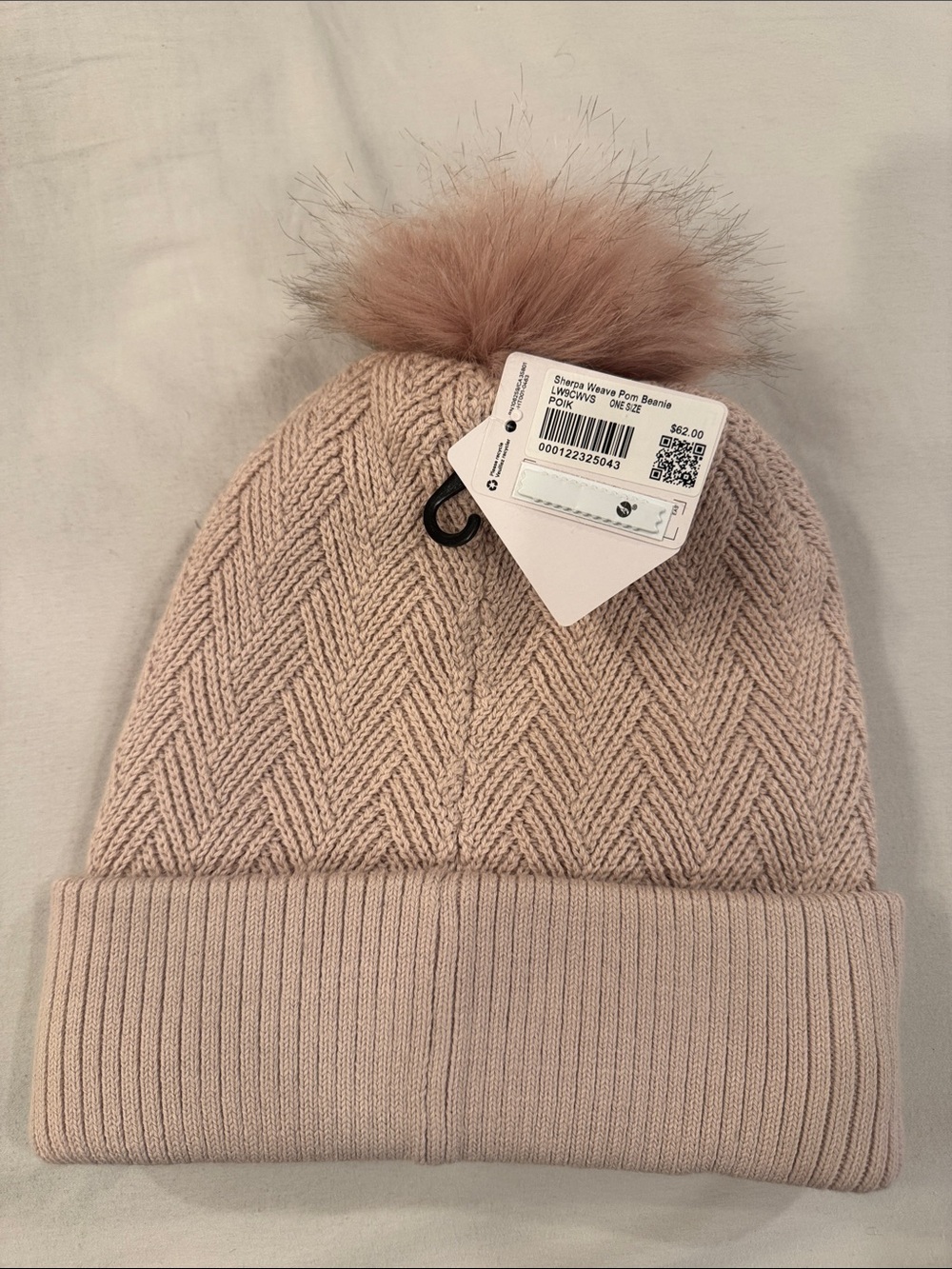 lululemon athletica Pink Knit Pom Beanie